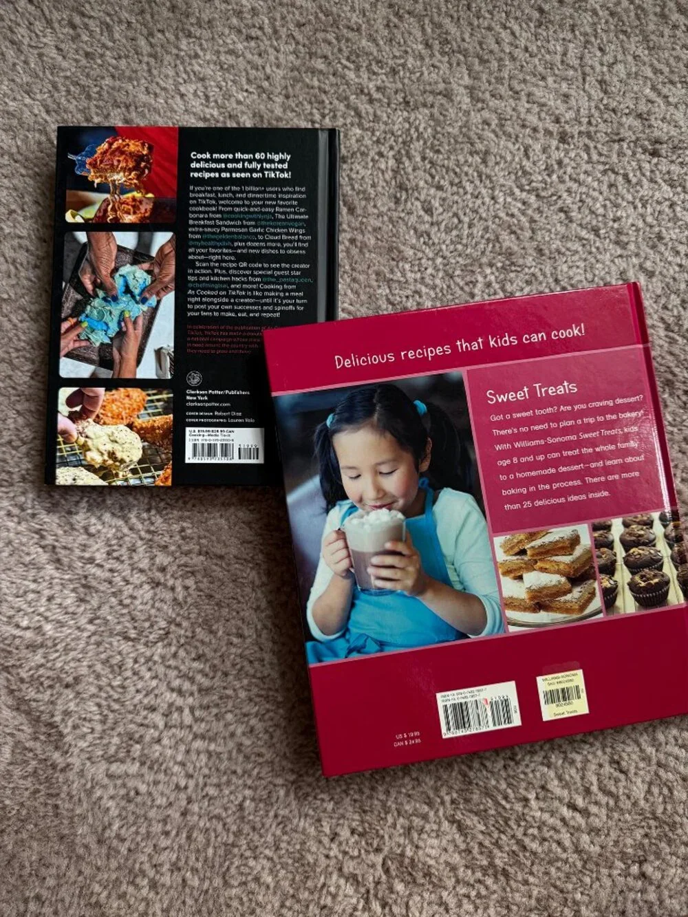 Williams-Sonoma: Sweet Treats & As Cooked on TikTok Cook Books